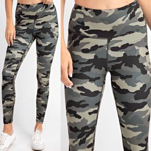 Camo Simple Soft Leggings